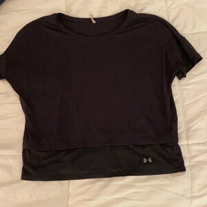 Under Armour black shirt heat gear small